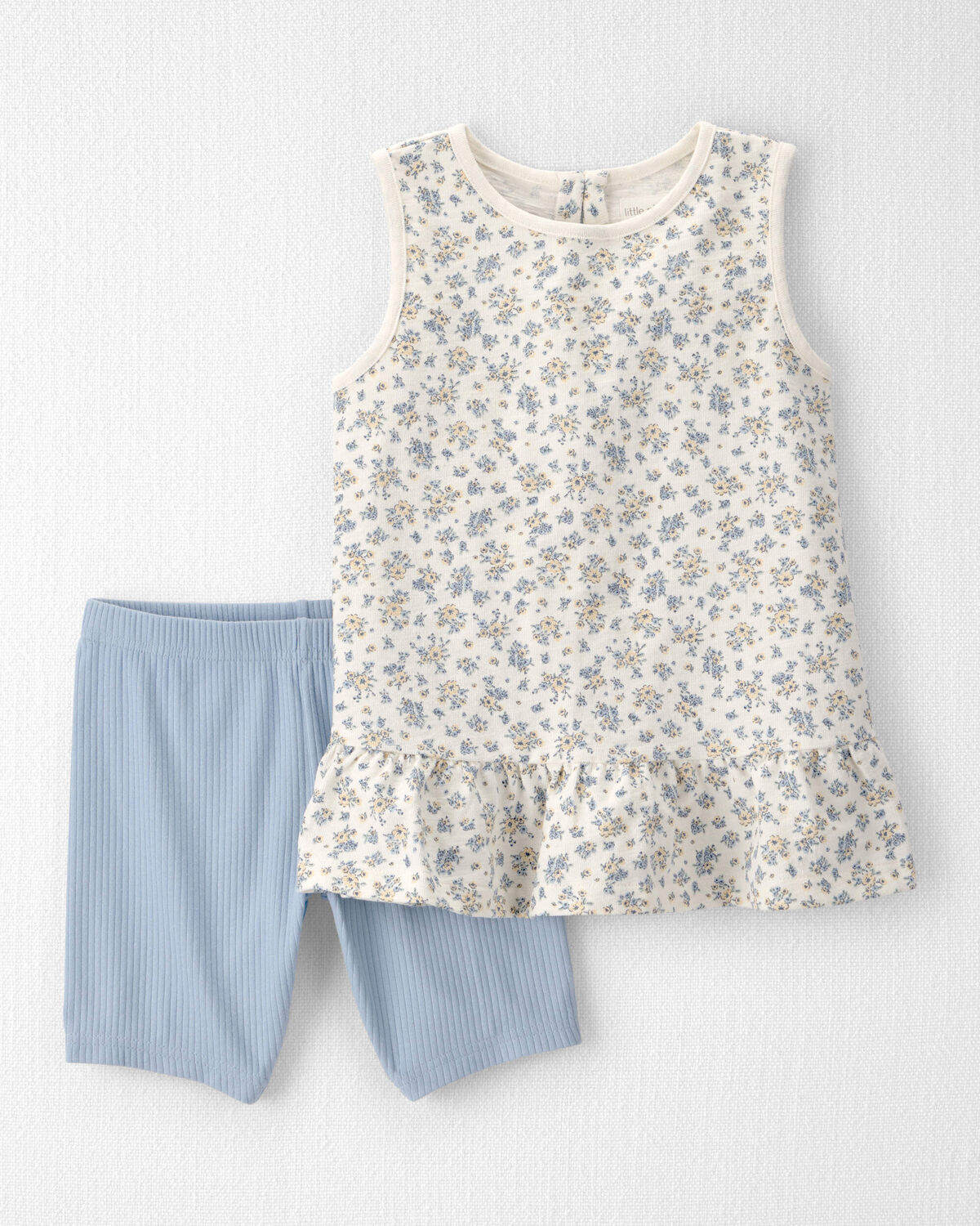 Girls 2-Piece Top & Short Set Made with Organic Cotton in Spring Bloom Print | Carter's Inc