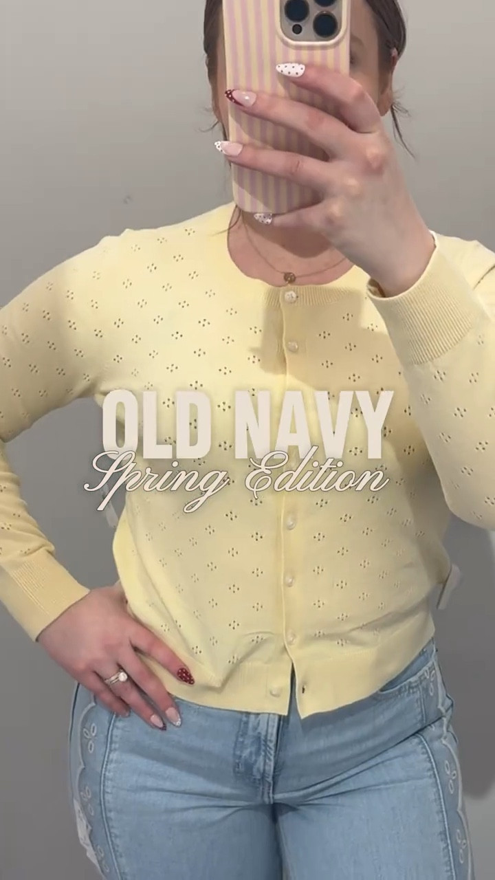 Old Navy Midsized Try on Haul - Spring edition 

I’m 5’4 Size 8 M/L
Blue/pink sweater - L size up!!
White lace blouse - medium
Green floral jeans - 8 so cute!!
Yellow cardigan - M size up!
Embroidery jeans - 8 (MY FAV)
Purple dress - medium - they have gingham too!!
Stripes/green - medium (size up for oversized)

#LTKMidsize #LTKootd