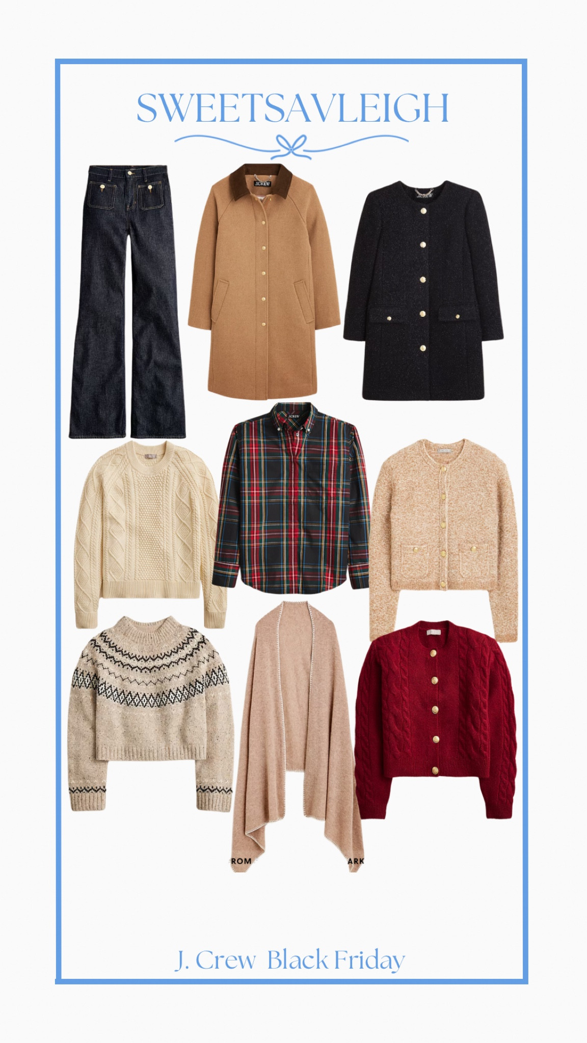 J. Crew Black Friday sale 

#LTKHoliday #LTKGiftGuide #LTKCyberWeek