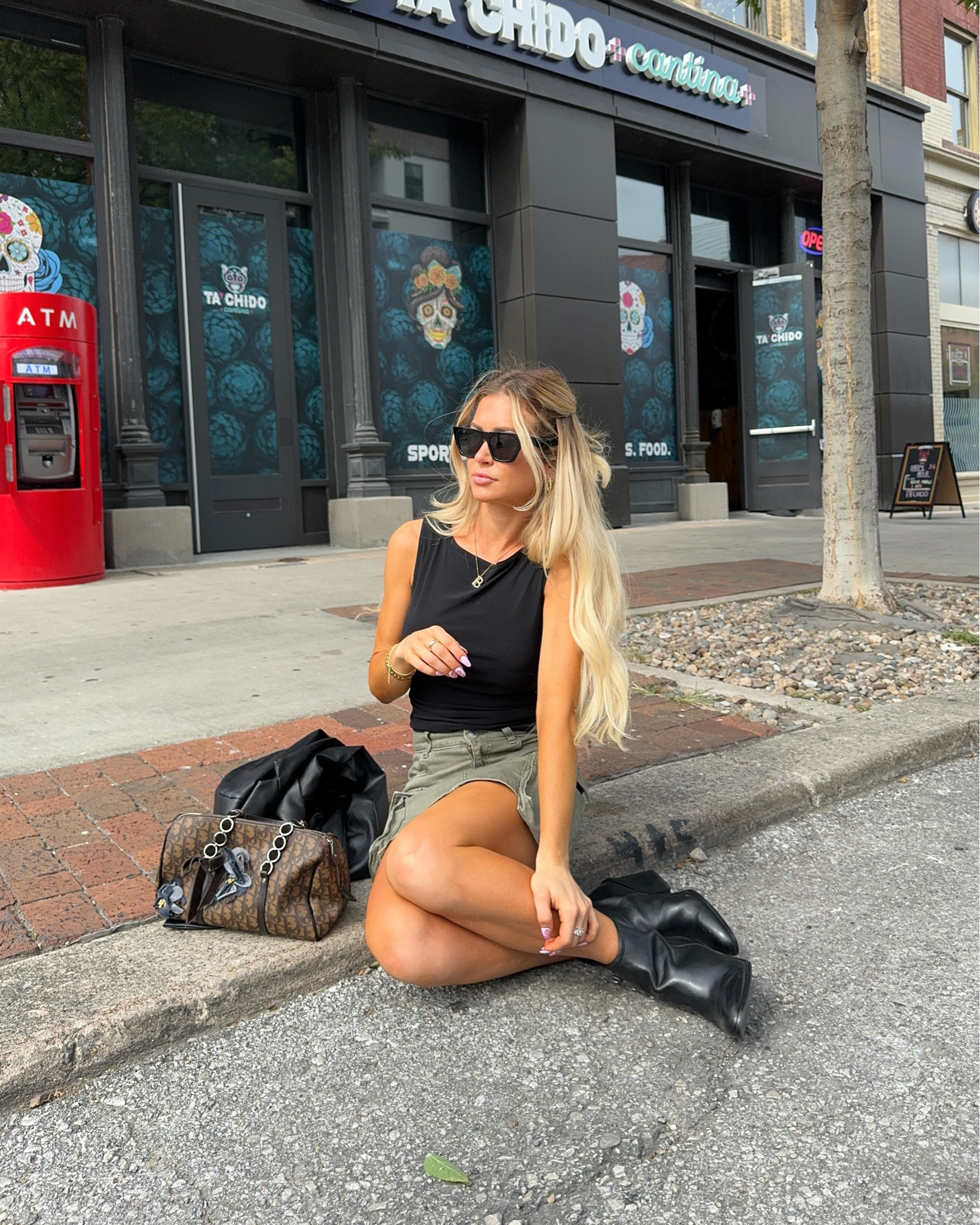 Wayyyy too hot out rn for pants so keeping up with skirts for now! This boatneck top is so 90s and the cargo skirt… adore! Western boots are a nice addition too🖤



#LTKFindsUnder100 #LTKStyleTip #LTKItBag