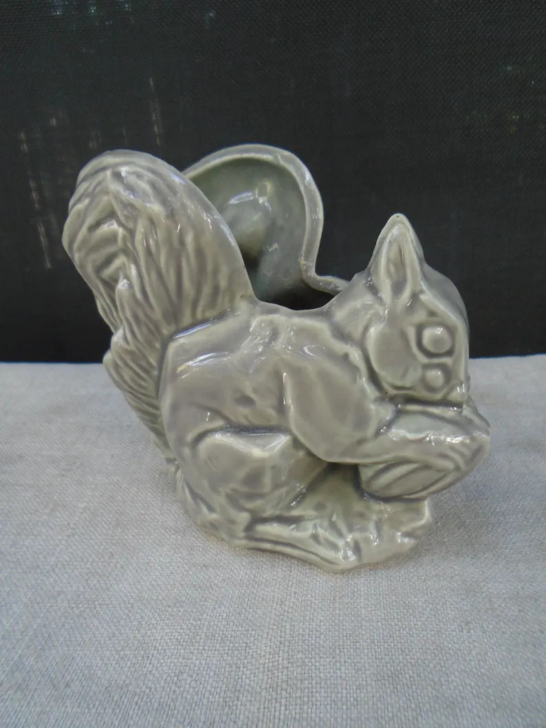 Vintage Mc Coy Ceramic Gray Squirrel Planter 50s Ceramic Indoor Planter | Etsy (Global)