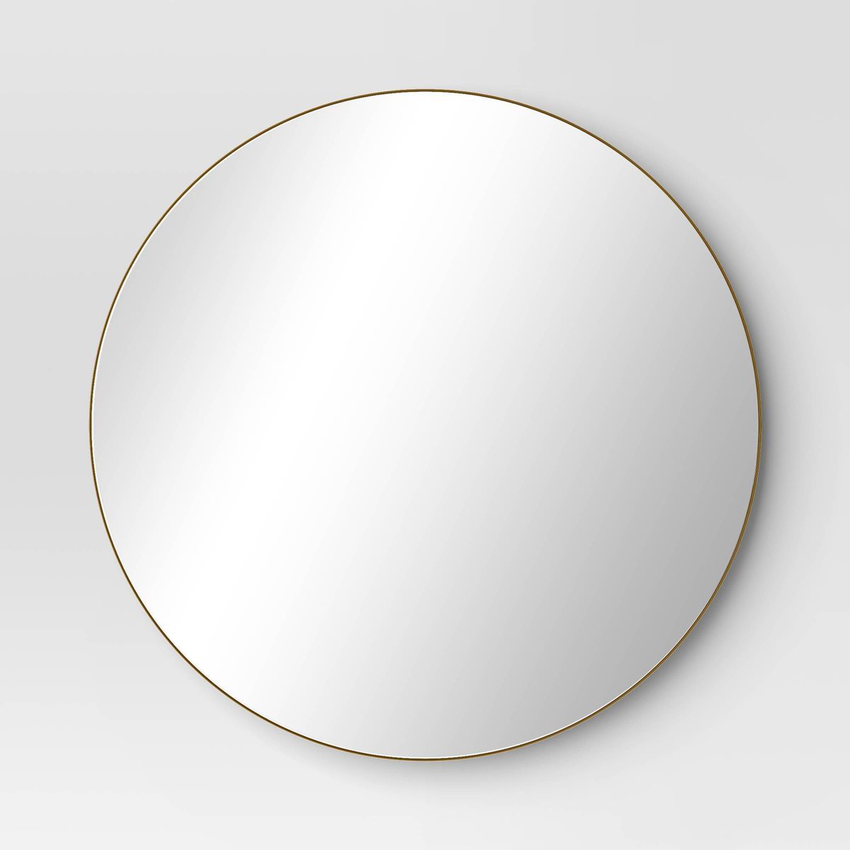 28" Round Infinity Circle Mirror Brass - Threshold™ | Target
