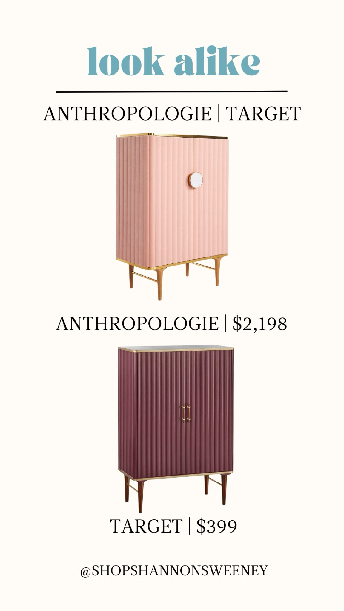 Lookalike | Anthropologie bar cabinet lookalike at Target ✨

#LTKsalealert #LTKstyletip #LTKhome