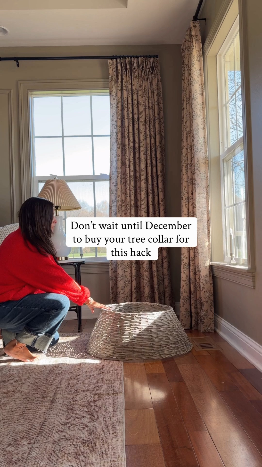 It’s September, so technically it’s safe to say the C word. 🎄

I say this every year, and I don’t think you guys believe me… but Christmas decor sells out FAST.

Last year, I wanted to give my 6-foot Christmas tree a little boost, so I added some bed risers underneath it. 

Because of the risers, I needed a larger tree collar. I grabbed this 33” collar and flipped it upside down—and suddenly my tree looked like it was sitting in a beautiful basket. 

The best part? You don’t need the risers to do this hack! If your tree is already the height you want, any tree collar that fits your tree will work.

But seriously… these tree collars sell out every year. So if you’ve had your eye on one, grab it now before it’s gone.

Don’t make me come back and say, “I told you so.”

Christmas tree, Christmas tree collar, Christmas tree hack, home hacks, Christmas decor, holiday decor,

#LTKHome #LTKSaleAlert #LTKSeasonal