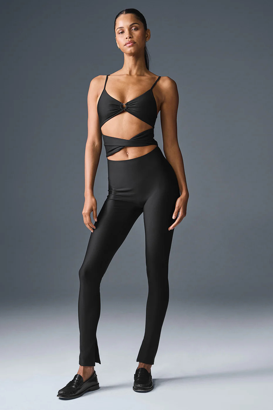 ALO | Airlift A-List Onesie in Black, Size: Small | Alo Yoga (US)
