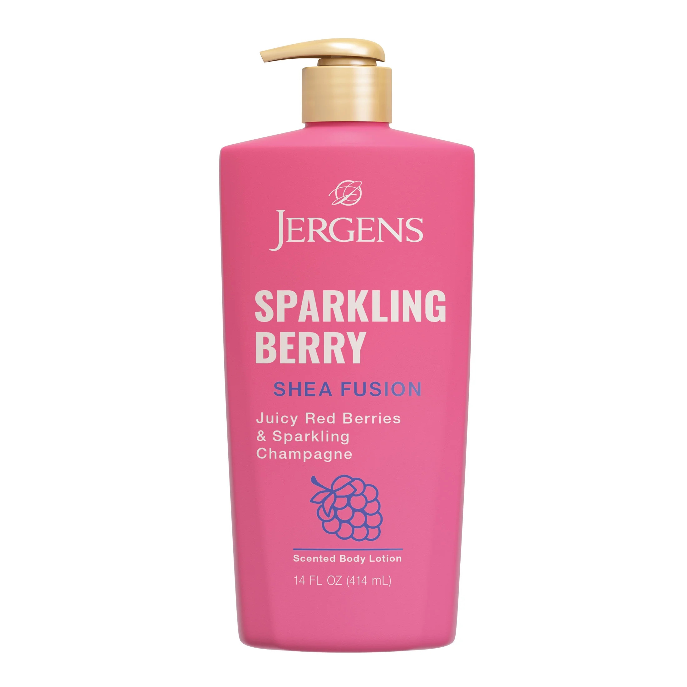 Jergens Shea Fusions Sparkling Berry Body Lotion, with Shea Butter and Vitamin E, 14 Fl Oz - Walm... | Walmart (US)