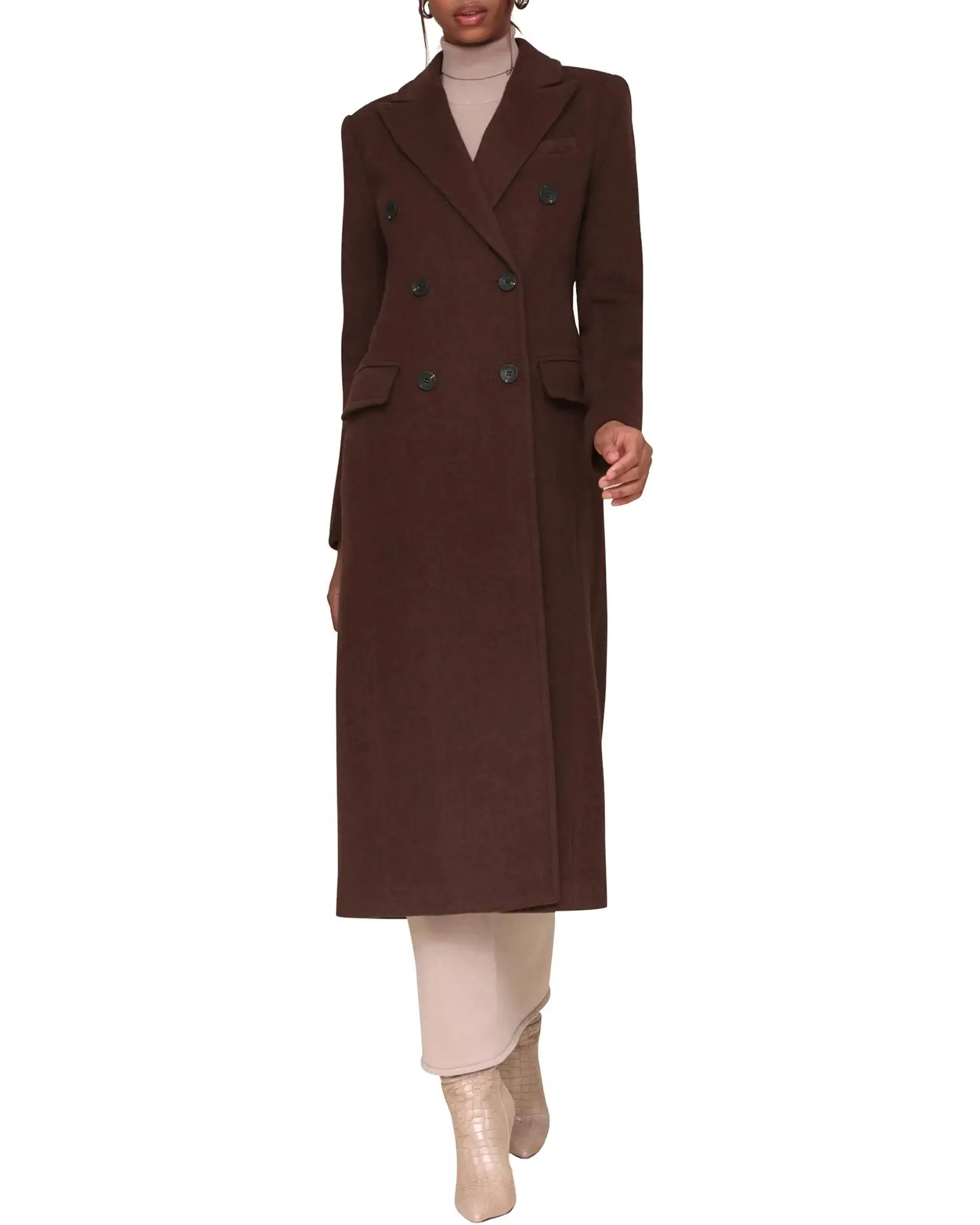 Strong Shoulder Hourglass Coat | Zappos