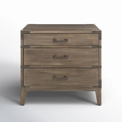 Lauretta 3 - Drawer 26" Nightstand | Wayfair North America