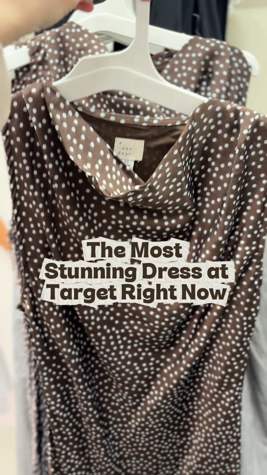 On sale for $28
This cowl neck polka dot  slip dress is so chic!! Full lining, pullover style, midi length 

Perfect for all your spring and summer events!!

Mother’s Day dress, graduation dress, bridal shower dress