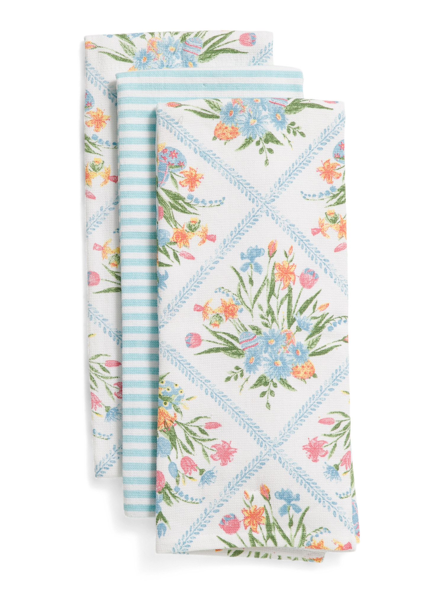 Set Of 3 Bunch Of Tulips Kitchen Towels | Kitchen & Dining Room | Marshalls | Marshalls