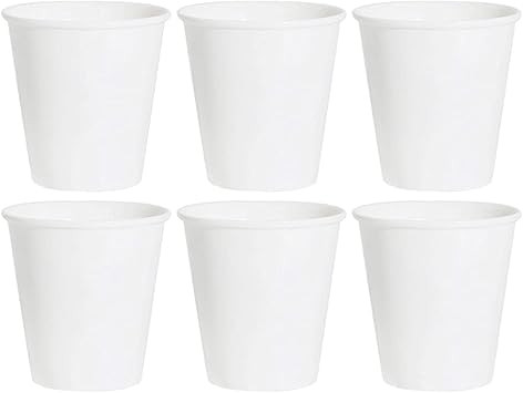 Sizikato 6pcs Porcelain Tumbler, 6 Oz Drinking Glasses Ceramic Cups | Amazon (US)
