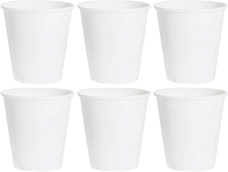 Sizikato 6pcs Porcelain Tumbler, 6 Oz Drinking Glasses Ceramic Cups | Amazon (US)