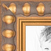 Amazon.com - ArtToFrames 8x10 Inch Gold Picture Frame, This .75" Custom Wood Poster Frame is Gold Le | Amazon (US)