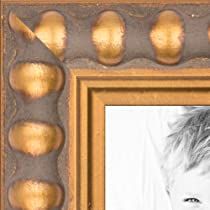 Amazon.com - ArtToFrames 8x10 Inch Gold Picture Frame, This .75" Custom Wood Poster Frame is Gold Le | Amazon (US)