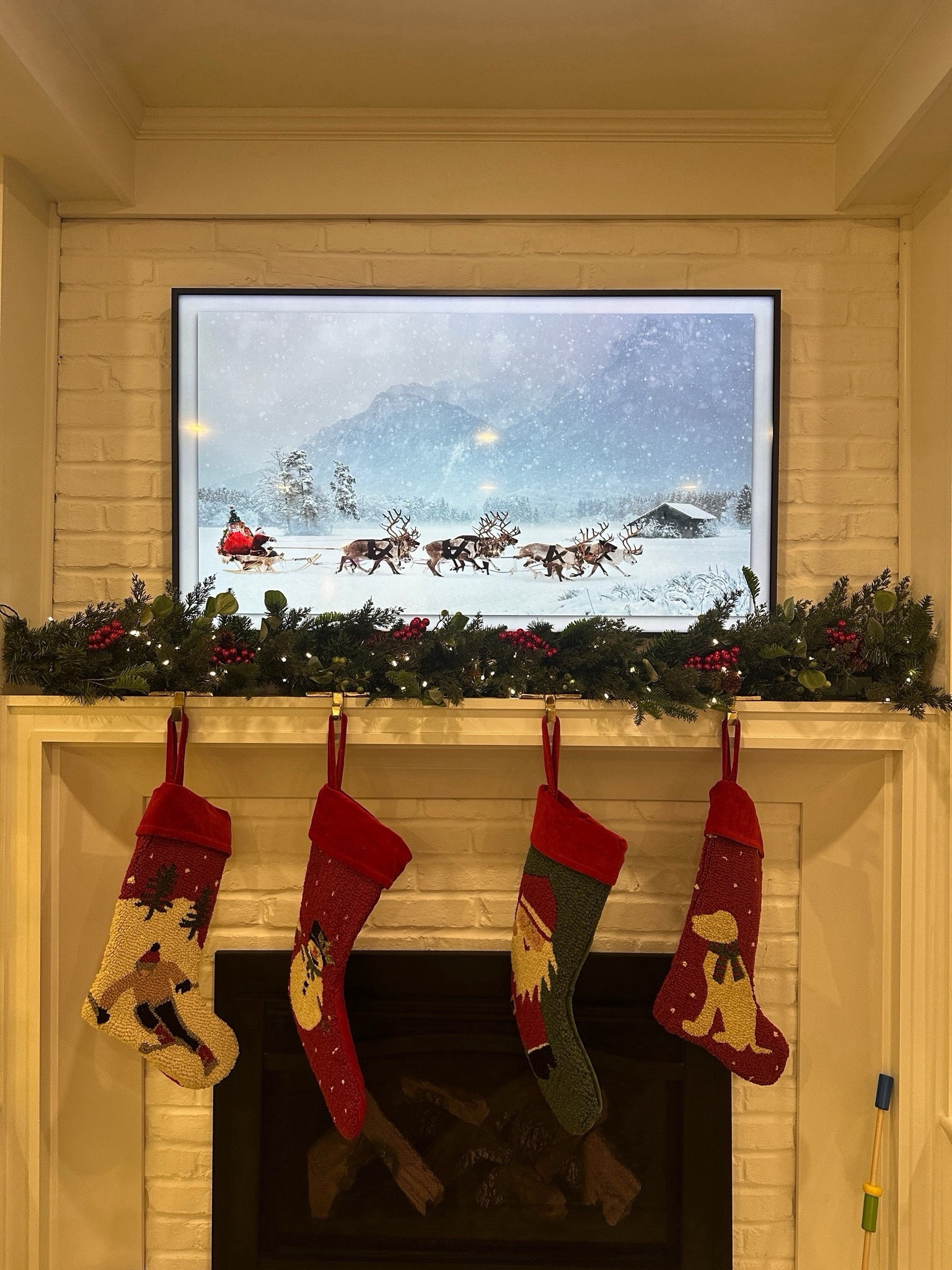 Our mantle last year! Excited to add another stocking this year🥹✨🎄🎅🏼

Christmas stockings - holiday decor - Christmas decor - Christmas garland - frontgate holiday decor - Christmas mantle decor - holiday decor finds - Grace White - A Southern Drawl 

#LTKHoliday #LTKSeasonal #LTKHome