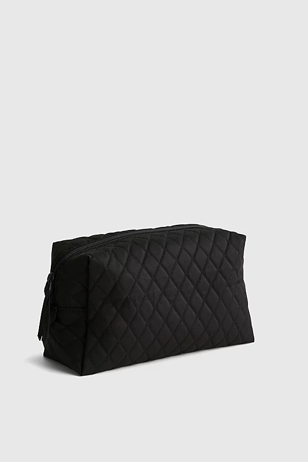 Vera Bradley Quilted Cotton Large Makeup Bag in Moonless Night, Women's at Urban Outfitters | Urban Outfitters (US and RoW)