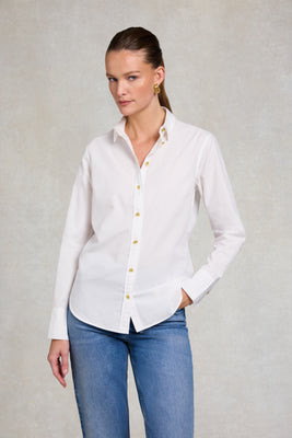 Classic Fit Shirt (White) | Holland Cooper