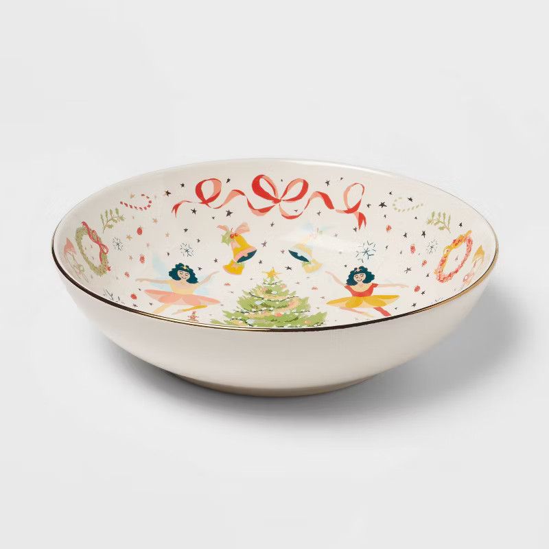 100oz Stoneware Conversation Serving Bowl - Threshold™ | Target