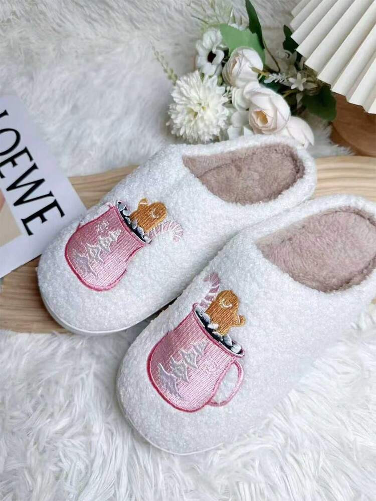2025 New Christmas Slippers, Women's Slippers, Couples Slippers, Home Slippers, Winter Slippers, ... | SHEIN