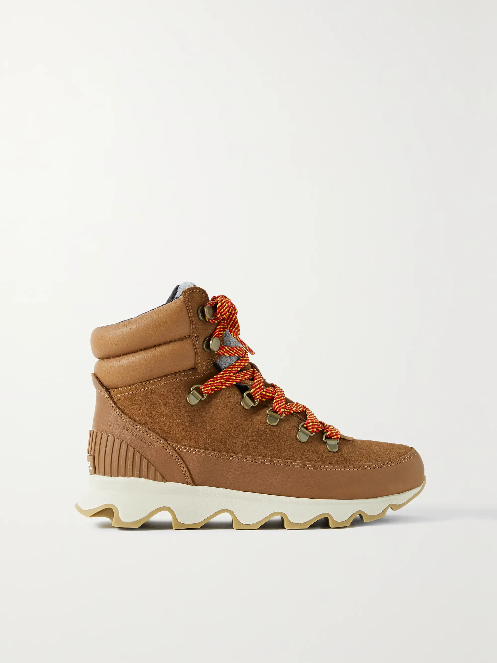 Kinetic Conquest felt-trimmed waterproof suede and leather ankle boots | NET-A-PORTER (US)