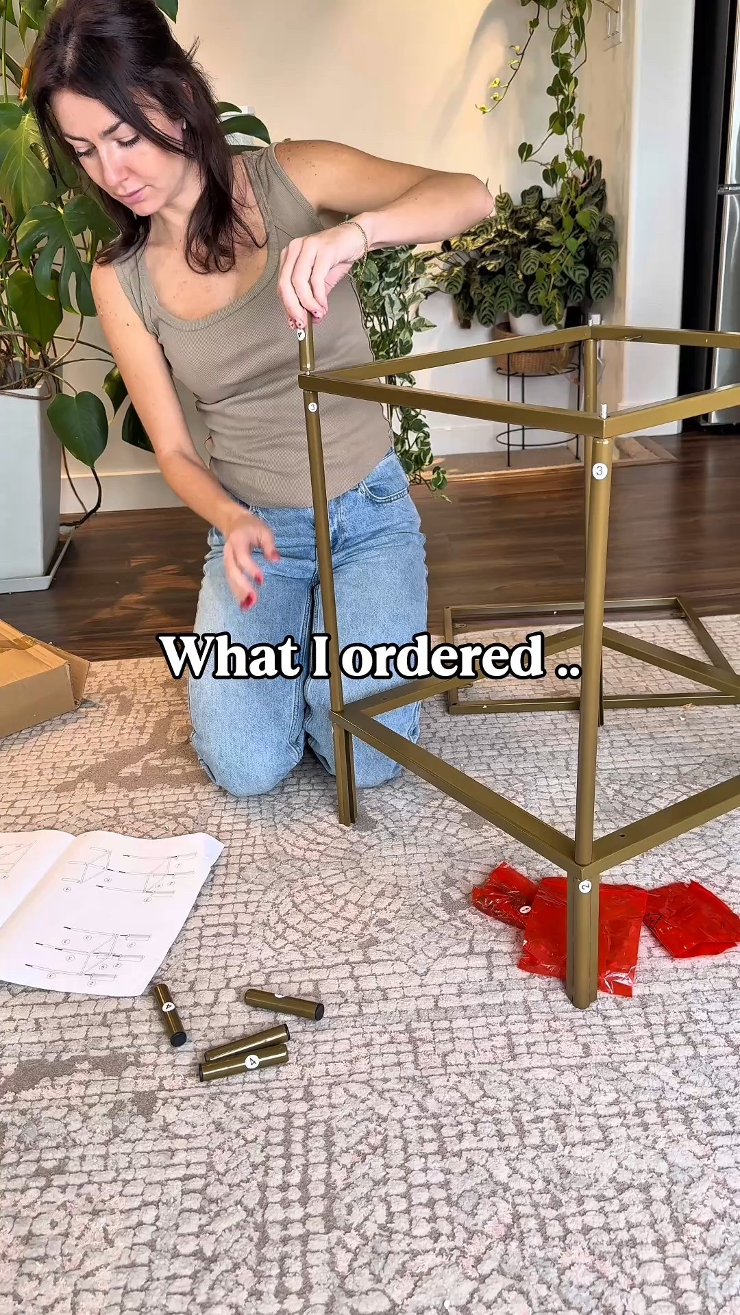 Terrarium side table for houseplants 🌿

#LTKHome