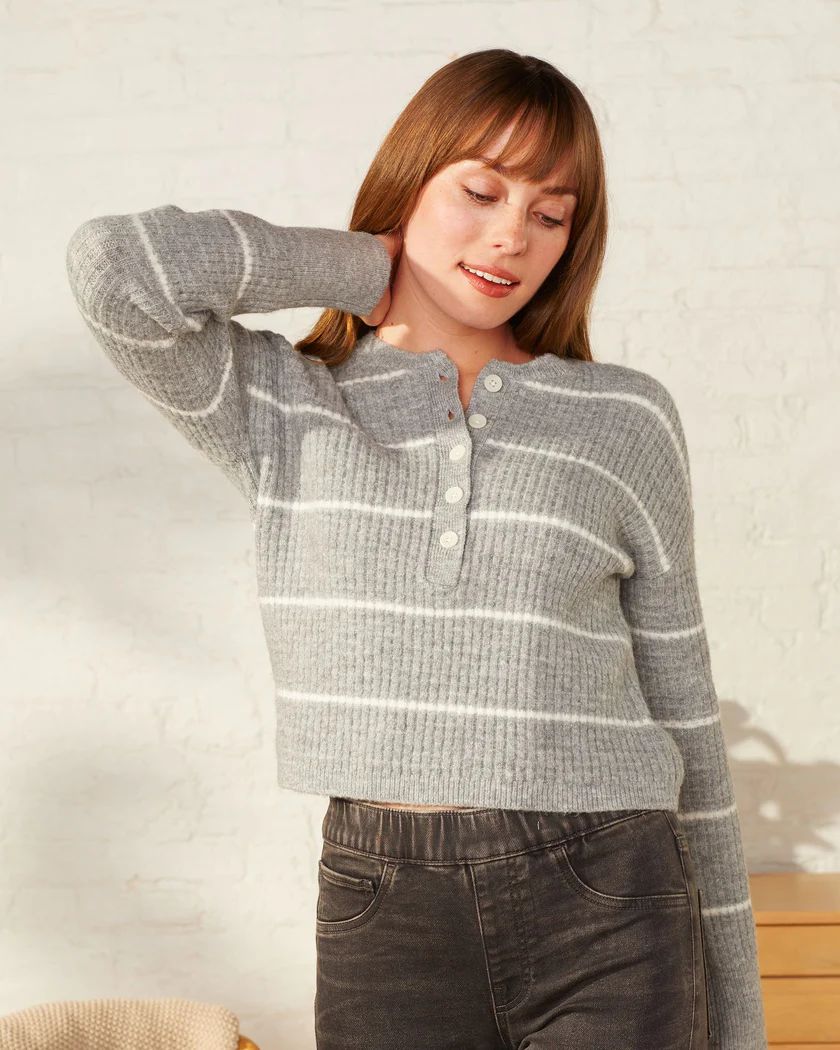 Easy Henley Sweater | UpWest