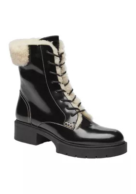 COACH Women's Leighton Combat Boots, 7M | Belk
