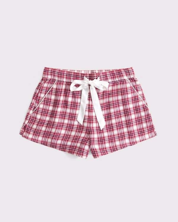 Women's Flannel Sleep Short | Women's Intimates & Sleepwear | Abercrombie.com | Abercrombie & Fitch (US)