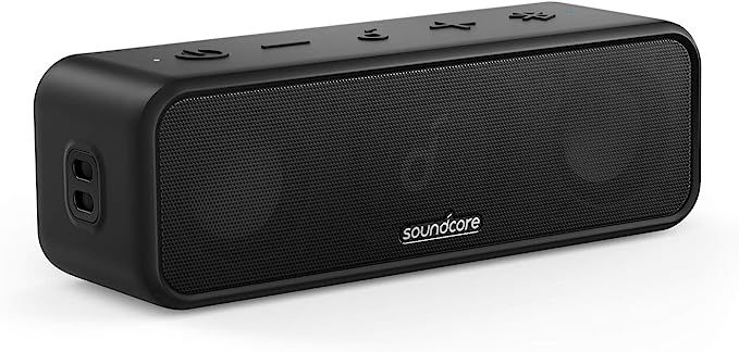 Soundcore 3 by Anker, Bluetooth Speaker with Stereo Sound, 24H Playtime, IPX7 Waterproof, Pure Ti... | Amazon (US)