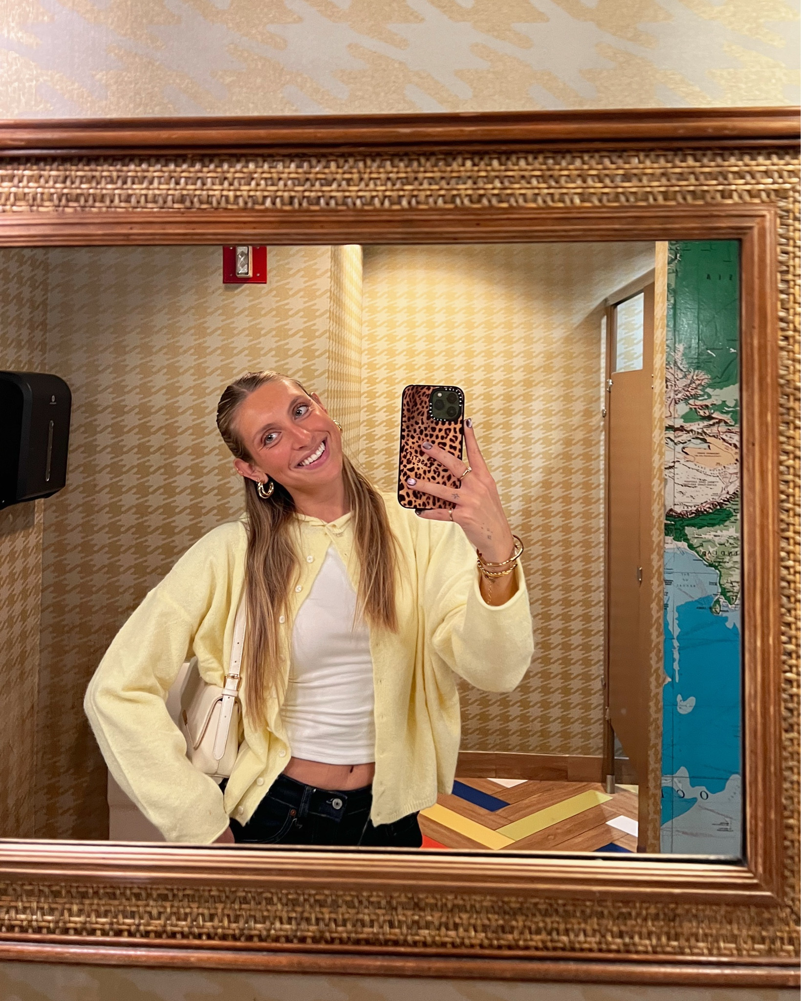 If you know me you know I love the color yellow and this butter yellow shade is perfect for this cardigan ⭐️💛🌼 paired it with these abercrombie flare jeans and little heels!

#LTKSeasonal #LTKU #LTKStyleTip