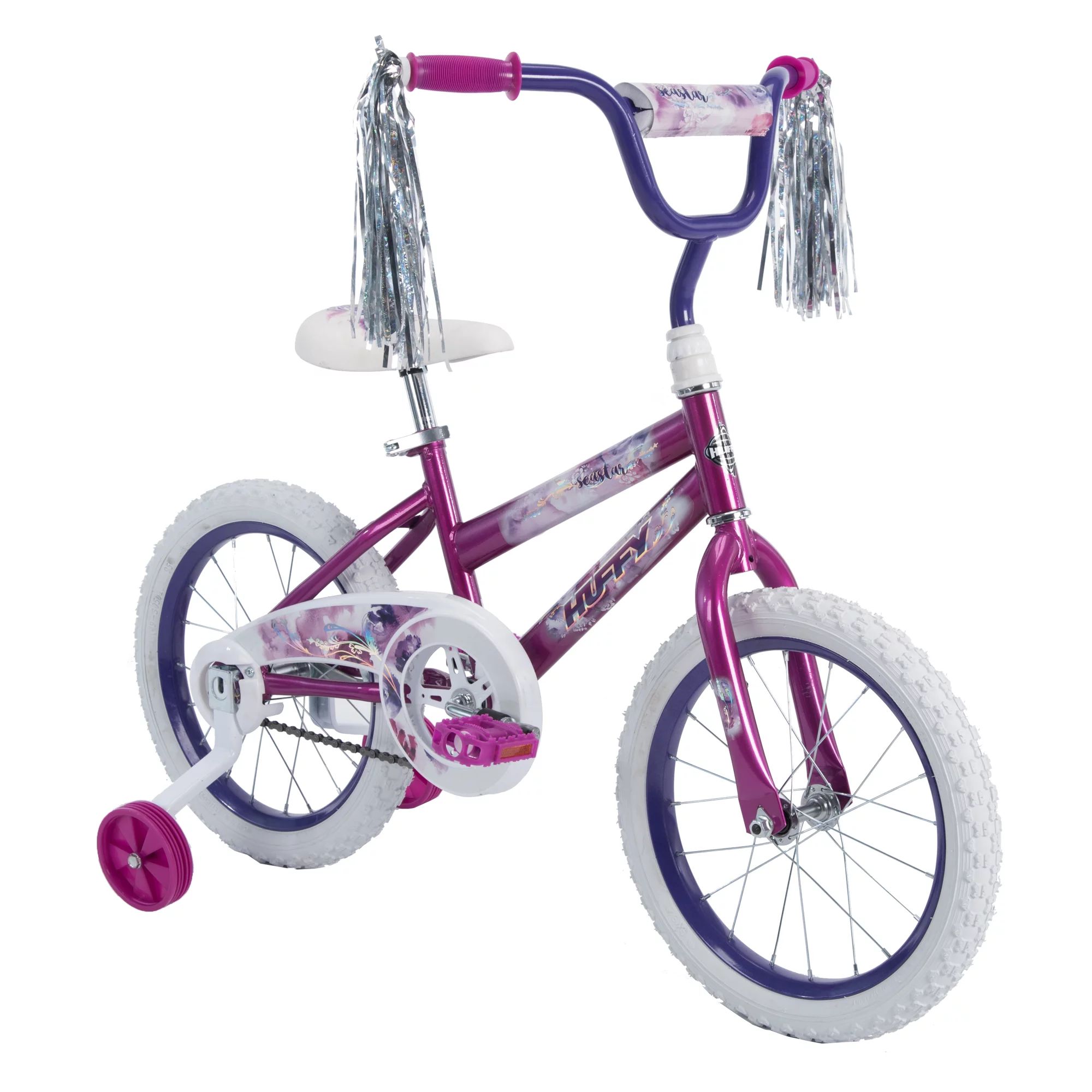 Huffy 16" Sea Star Girl's Bike, Metallic Purple - Walmart.com | Walmart (US)