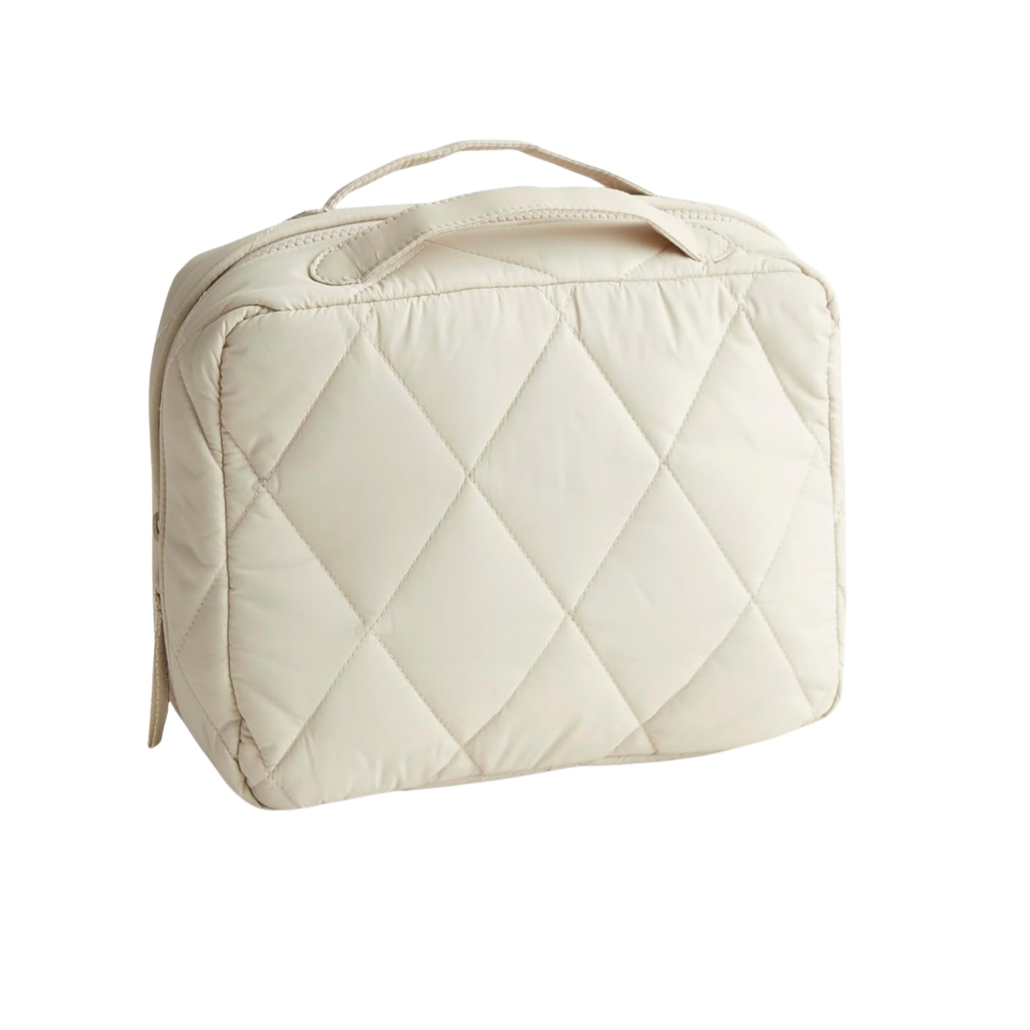 This is my favorite make up/travel bag! A neutral quilted toiletry bag that’s both functional and beautiful. The padded design keeps skincare and makeup protected while traveling, and the soft neutral tone pairs perfectly with a minimalist lifestyle.

Perfect for travel lovers, everyday bathroom organization, weekend trips, and thoughtful gifts that feel elevated and useful.

#LTKHoliday #LTKGiftGuide #LTKdayinmylife