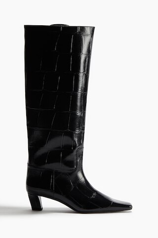 H & M - Knee-high boots - Black | H&M (UK, MY, IN, SG, PH, TW, HK)
