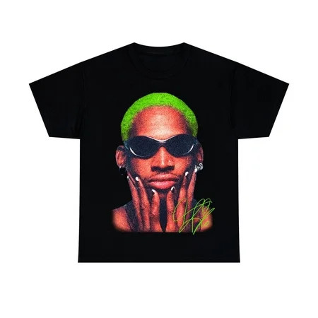 DENNIS RODMAN T-SHIRT | Rare Homage Vintage Rap Tee Hip Hop Style | Walmart (US)
