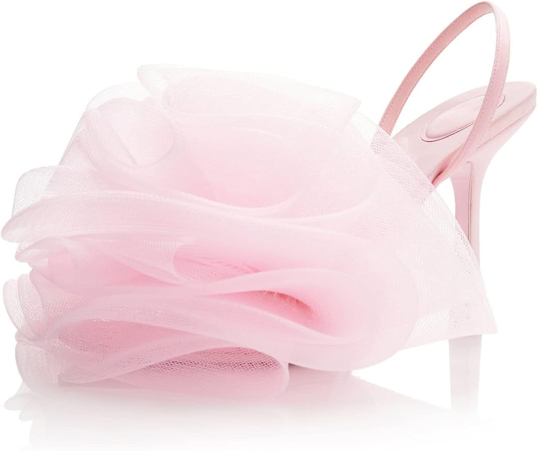 keleimusi Women's Mesh Slingback Sandals High Stiletto Heels | Amazon (US)