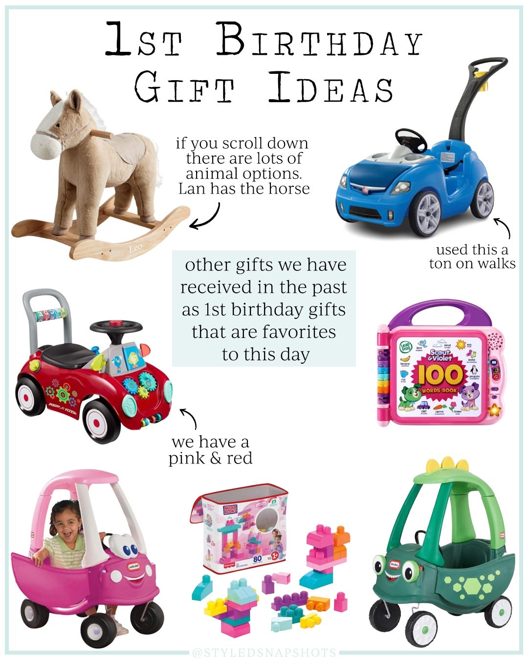 1st birthday gift ideas 🥳🎁 these are items we’ve personally owned & loved

#LTKGiftGuide #LTKKids #LTKBaby