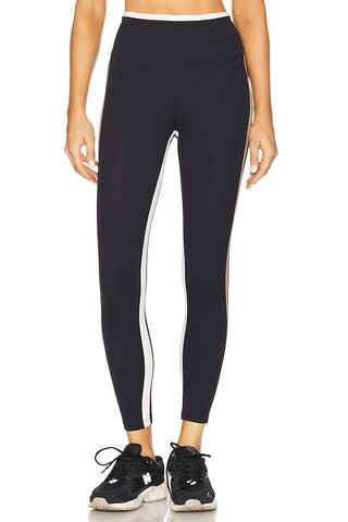 Splits59 Samm High Waist Rigor 7/8 Legging in Black & Latte from Revolve.com | Revolve Clothing (Global)
