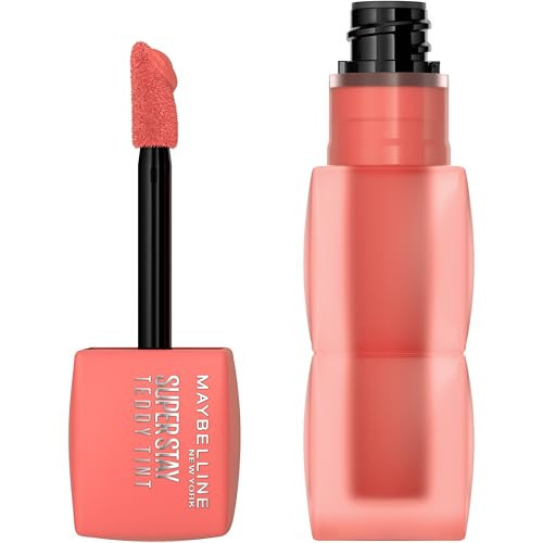 MAYBELLINE Super Stay Teddy Lip Tint, Long Lasting Matte Lipstick For Up To 12HR Wear, Baby Tee, 1 Count | Amazon (US)
