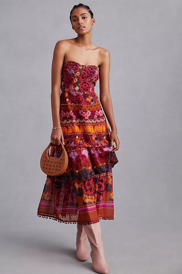 Farm Rio Tiered Maxi Dress | Anthropologie (US)
