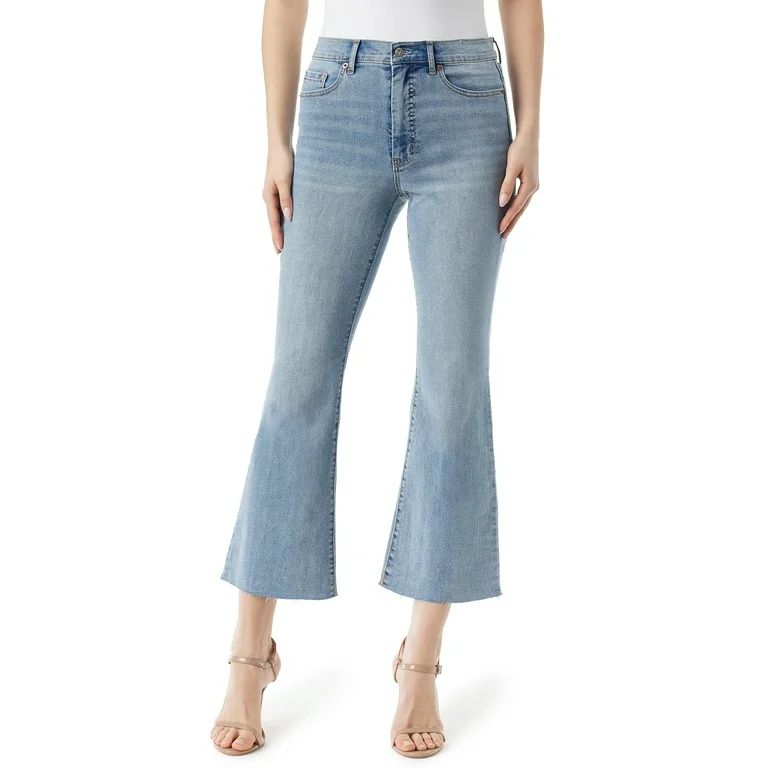 Jessica Simpson Women's and Women's Plus Charmed Fitted Flare Jeans, Sizes 2-26W | Walmart (US)