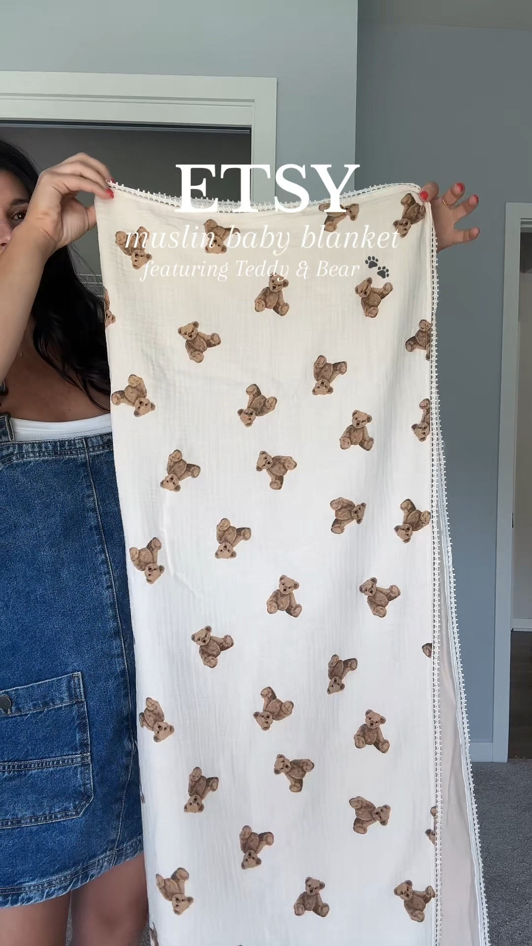 Teddy bear baby blanket 🫶🏻🧸

#LTKBump #LTKFindsUnder50 #LTKBaby