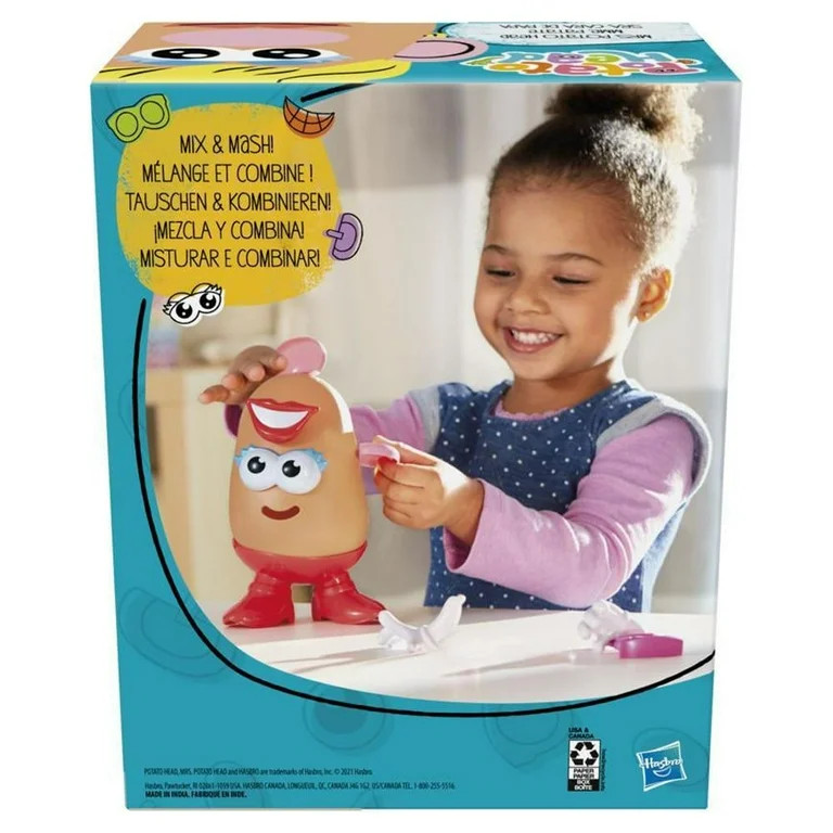 Mrs. Potato Head Preschool Kids Toy; Play Plastic Figure for Boys and Girls Ages 3 and Up with 12... | Walmart (US)