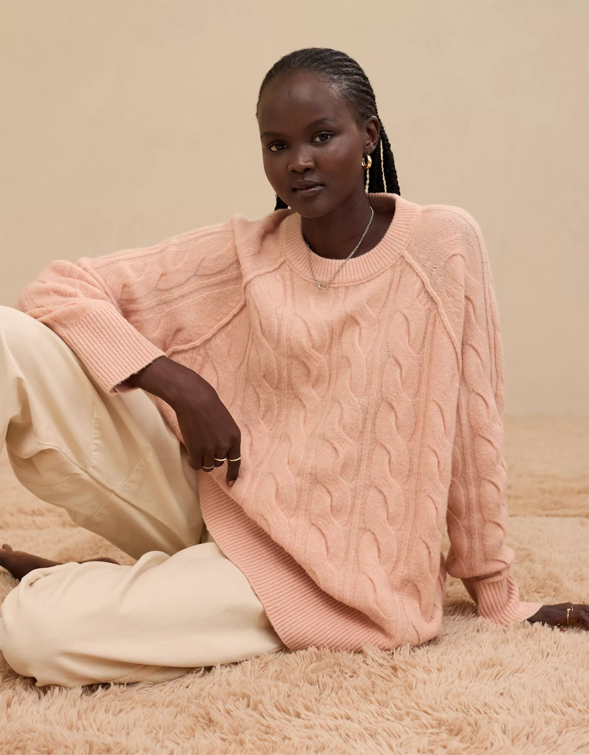 Aerie unREAL Cable Crew Sweater | American Eagle Outfitters (US & CA)