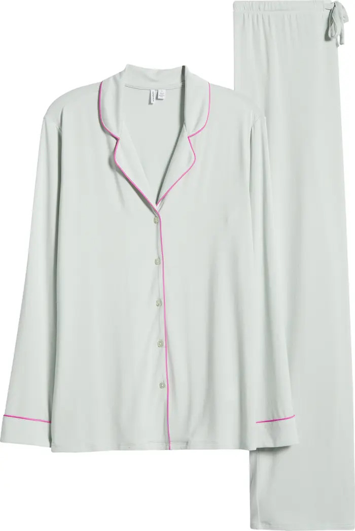 Moonlight Eco Long Sleeve Knit Pajamas | Nordstrom