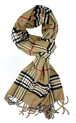PASKMLNA Super Soft Luxurious Classic Cashmere Feel Winter Scarf (CM07-2 camel) | Amazon (US)