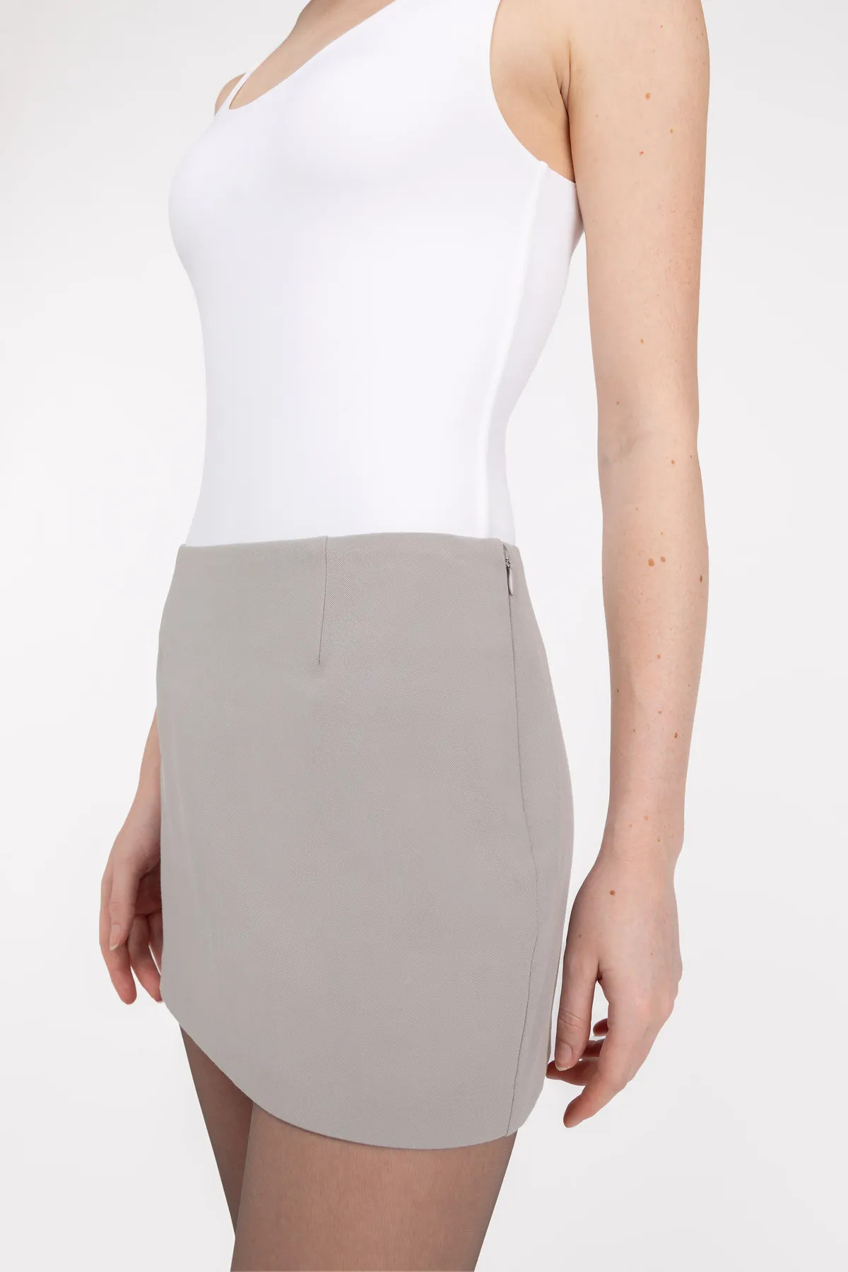 SUITING MINI SKIRT | OAK + FORT