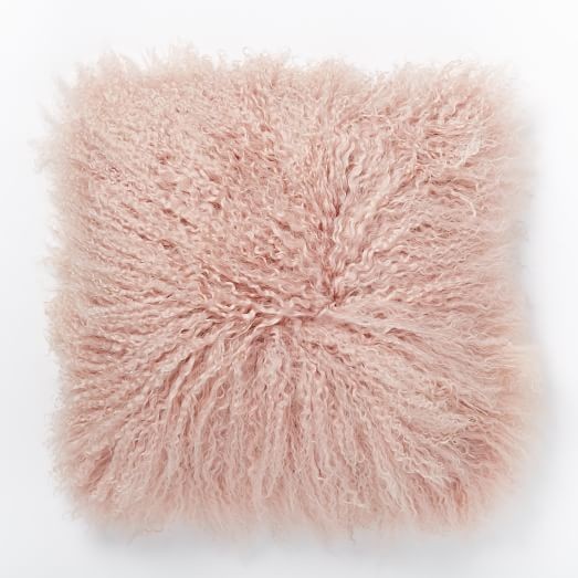 Mongolian Lamb Pillow Covers | West Elm (US)