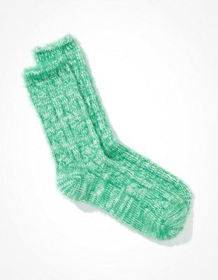AE Cable Crew Sock | American Eagle Outfitters (US & CA)