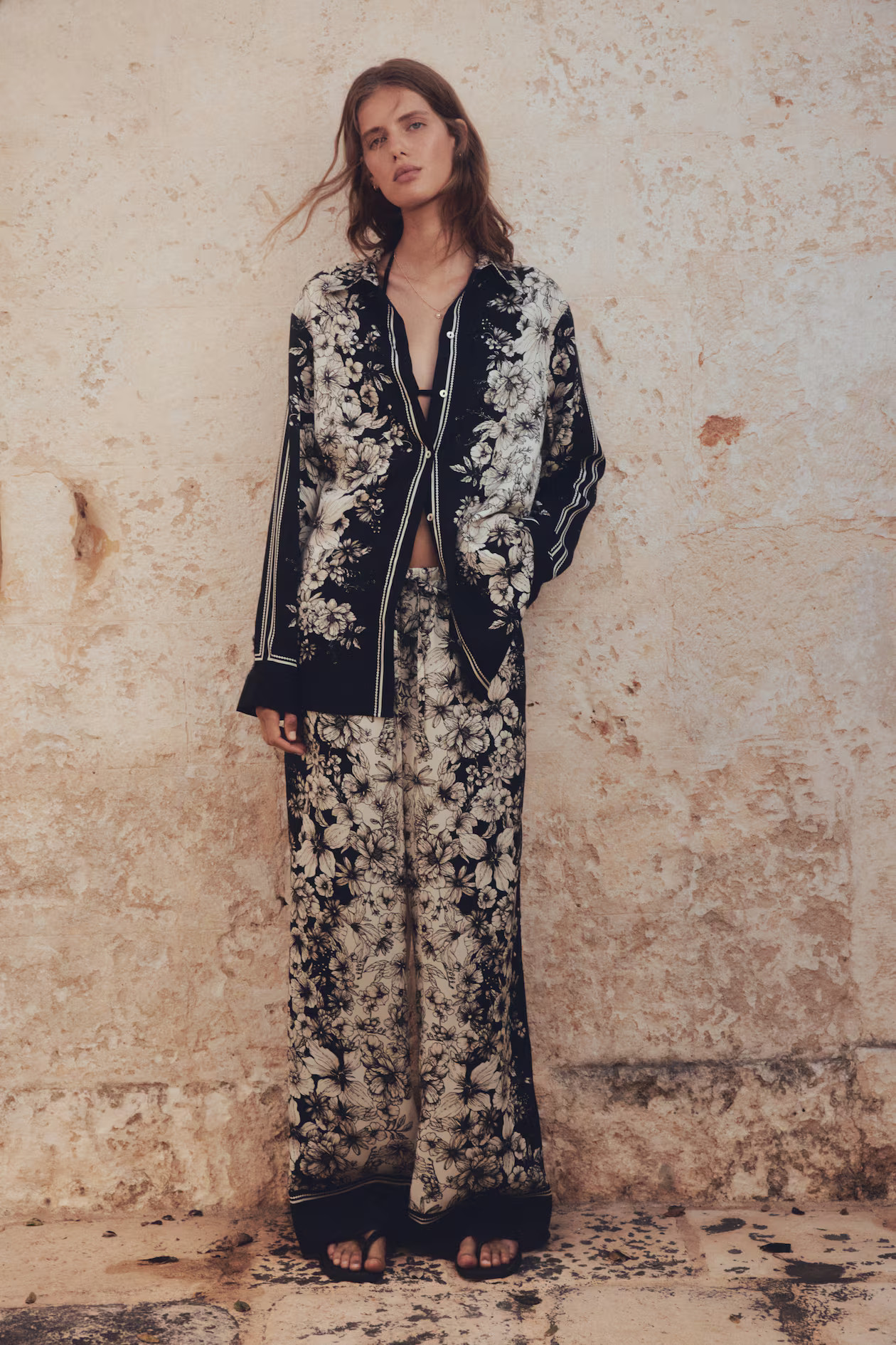 Printed Drawstring Pants | H&M (US + CA)