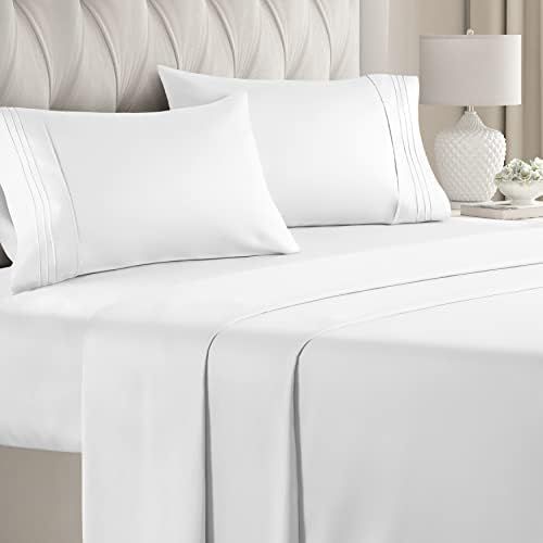 King Size Sheet Set - Breathable & Cooling Sheets - Hotel Luxury Bed Sheets - Extra Soft - Deep P... | Amazon (US)